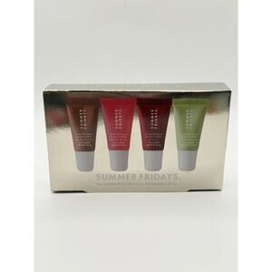 Summer Fridays The Lip Vanilla Beige, Pink Guava, Cherry and Sweet Mint